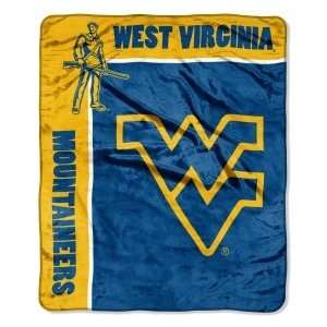  West Virginia Mountaineers WVU NCAA 50 X 60 Royal Plush 