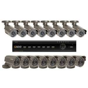  Q See 16 Channel H.264 Network Security DVR & Real time 