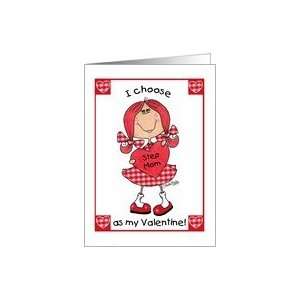  Red Haired Girl Valentine step mother Card Health 