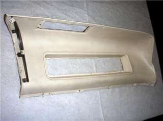 1967 1968 Ford Thunderbird Passenger Side Parchment (White) Dash Panel 