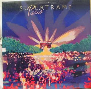 SUPERTRAMP paris 2 LP vinyl SP 6702 VG+ 1980  
