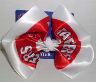WISCONSIN BADGERS BUTTERFLY HAIR BOW  