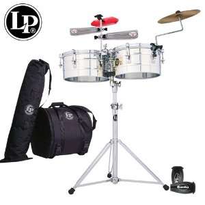  LP Latin Percussion Tito Puente Timbales Set   14 & 15 