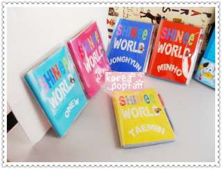 SHINEE SHINee World KPOP BAND ALL MEMBER five color Notebook SET NEW