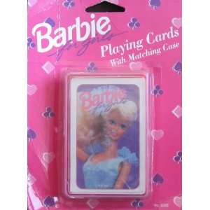  Barbie Playing Cards with Matching Case Toys & Games