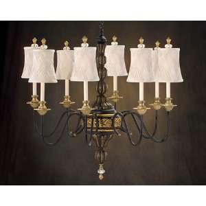   AJC 8426 Alexander John Martinique 8 Light Chandeliers in Hand Painted