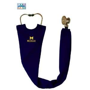   University of Michigan Navy Stethoscope Cover