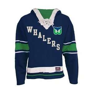 Old Time Hockey Hartford Whalers The Lace Hooded Sweatshirt   Hartford 