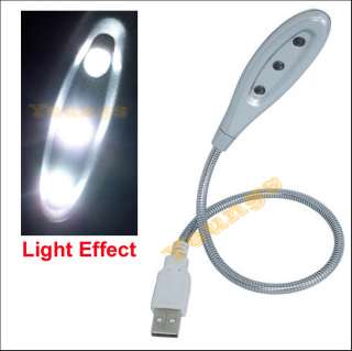 USB 3 LED Flexible Light Lamp for PC Notebook Laptop  