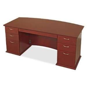  LLR90024   Two Drawer Lateral File, 33x24x29, Mahogany 