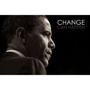  Barack Obama Change Can Happen by Unknown Artist Fine Art 