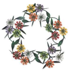  Zinnia Wreath