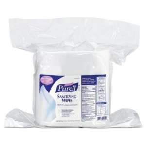   Sanitizing Wipes, 6 x 8, White, 1200/Refill Pouch, 2/Carton (9118 02