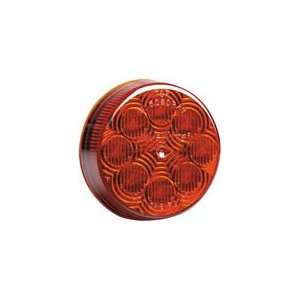  8 LED 2 1/2 Round Clearance Marker Red Automotive