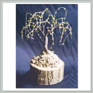 Wire Bonsai Tree Sculpture  Bended Elm  Grocery & Gourmet 