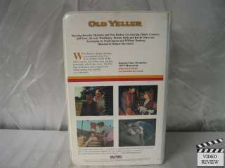 Old Yeller (VHS) Disney Large Case Dorthy McGuire  