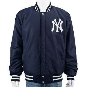 New York Yankees Reversible Wool & Leather/Nylon Jacket
