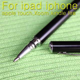 2in1 Capacitive Touch Screen Stylus Ball Point Pen for iPad iPhone 