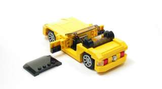 Lego Custom Yellow Roadster City Town 10185 10182 10218 8402 3648 