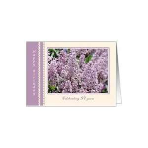  97th Birthday   Lilac flowers. Card Toys & Games