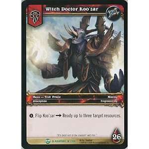  World of Warcraft Blood of Gladiators Single Card Witch Doctor 