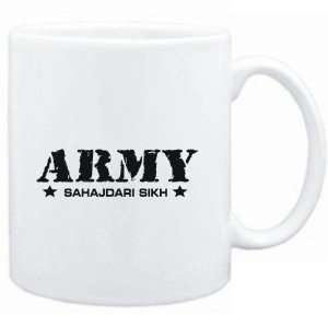  Mug White  ARMY Sahajdari Sikh  Religions Sports 