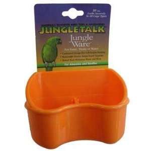 Jungle Talk Crock Loc Tropical Bird Dish 10oz Pet 