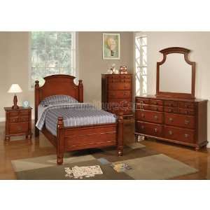  World Imports Towne Square Youth Low Post Bedroom Set 