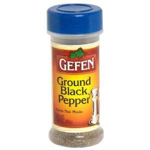 Gefen Ground Black Pepper   3 oz.  Grocery & Gourmet Food