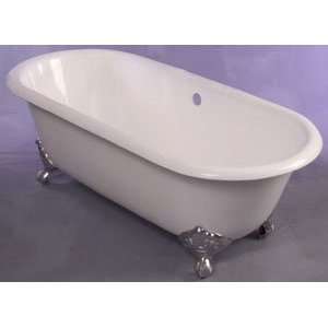  Strom Plumbing Cloud Clawfoot Tub P0768W White Ball and 