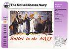The U.S. Navy Vintage Recruiting Poster WW 1 Grolier Story Of America 
