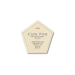  2005 Cain 5 Red Blend 750ml Grocery & Gourmet Food