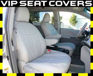 2011 Toyota Sienna Leather Seat Covers Full Cover Set  