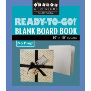  Blank Board Book 10x10 Wht10pg Arts, Crafts & Sewing