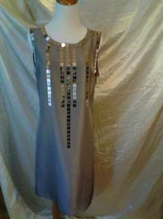 375 NWT Tory Burch Gillies Sequin Silk Dress Sz 10  