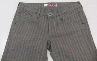 NWOT Hudson Stripe Pants/Gray   Size 27  