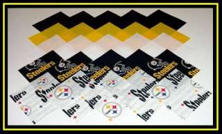 50 4 PITTSBURGH STEELERS Cotton Fabric Squares Kit   
