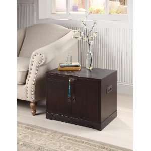   Wooden Storage Chest (Ming Black Set of 2 Chests)