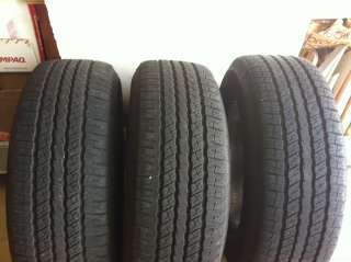 2011 17 Chevrolet Tahoe 3 tires and 4 wheels Goodyear Wrangler HP 265 