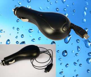 Retractable Micro USB Car Charger for HTC Vivid Holiday 4G Titan Amaze 