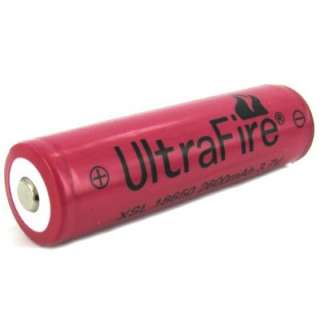 Ultra Fire 186502600 18650 XSL Protected Button Top Rechargeable 