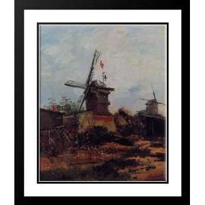   Framed and Double Matted Le Moulin de BluteFin