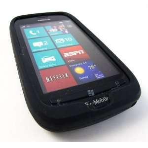  Black Soft Silicone Rubber Skin Case For NOKIA Lumia 710 