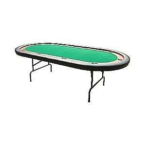  Race Track Poker Table With Folding Legs 96 Inch Colors 