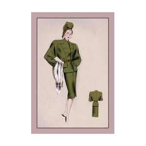  Dress Suit With Dolman Sleeve 20x30 poster