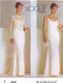 Vogue 2065 Badgley Mischka Evening Gown Pattern 18 22  