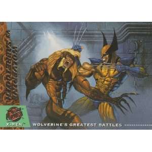  Wolverine vs. Sabretooth #137 (X Men Fleer Ultra 94 
