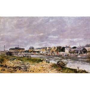   Port of Trouville 1, By Boudin Eugène  