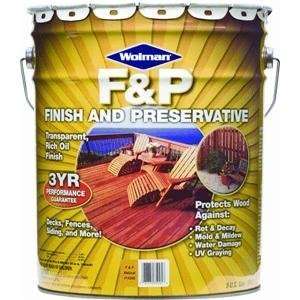 Wolman 5G F & P Finish And Preservitave Redwood 5pk25Gal (Commercial 