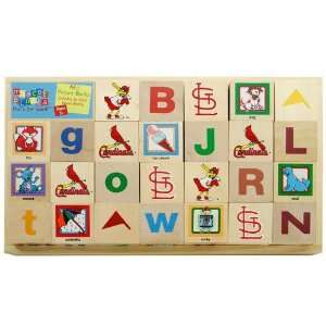  St. Louis Cardinals Wooden Baseball Alphabet Blocks